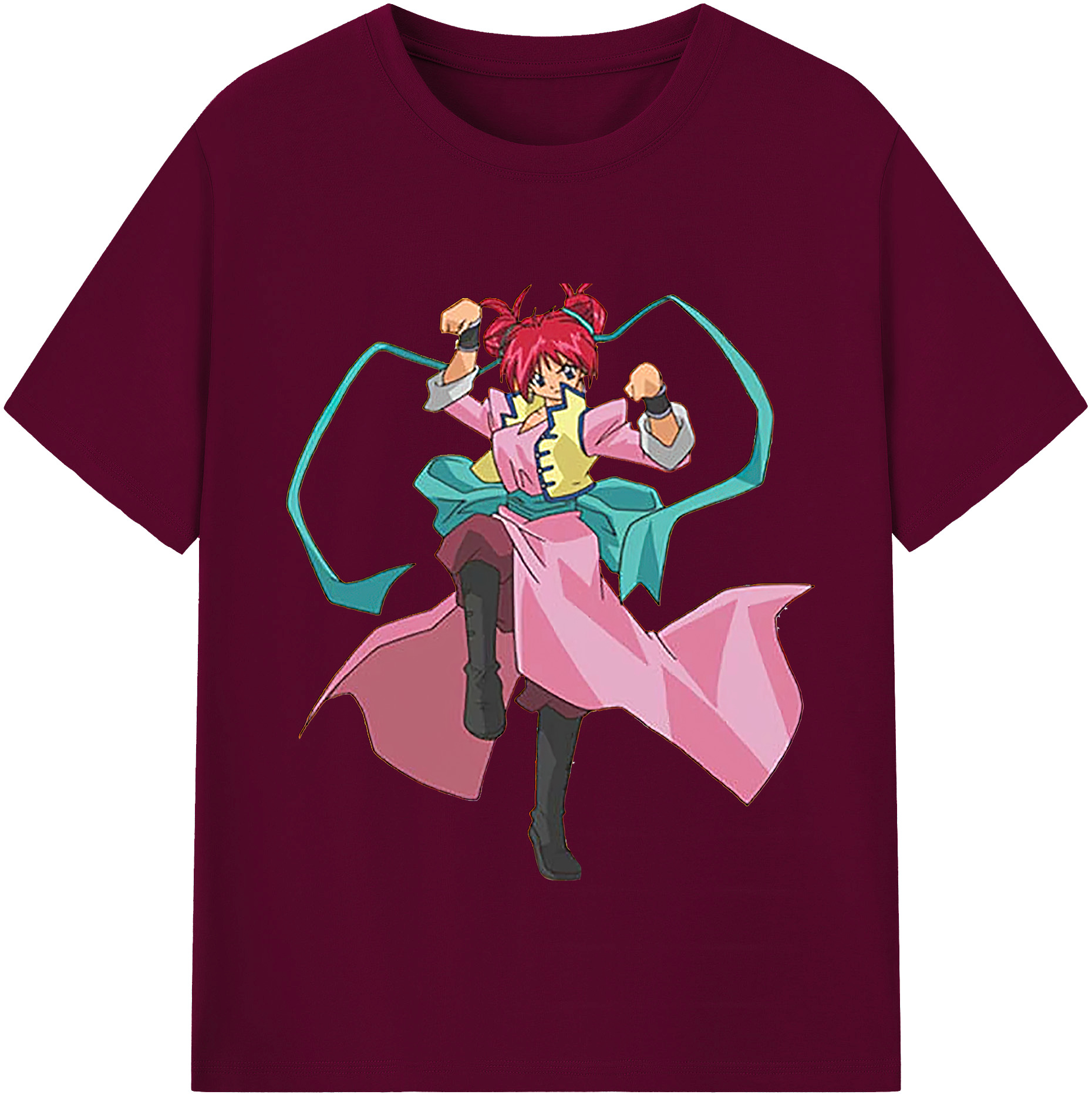 （画像用） 遊☆戯☆王 Yu-Gi-Oh! レディースカジュアルプリントTシャツ（綿100％）